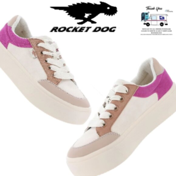 ROCKET DOG FLAME CREAM COLOR BLOCK SNEAKERS NWT🆕SHIPS FAST😮‍💨⚡🚚 - Picture 2 of 16